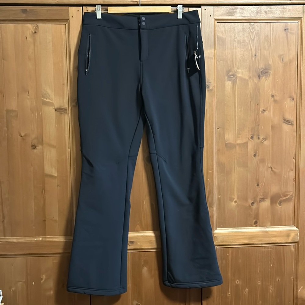 New Title Nine Valhalla Softshell Pants, Black, Size 10